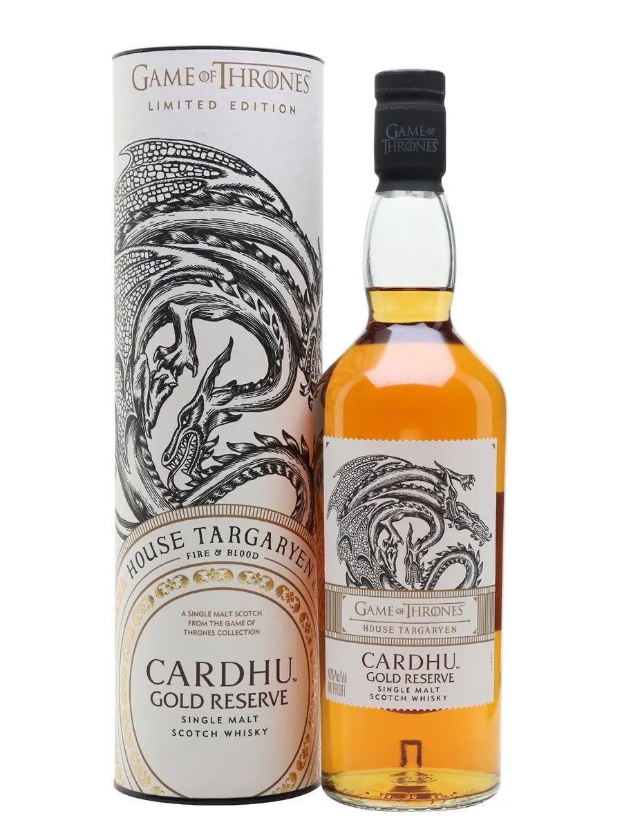 CARDHU GOLD RESERVE GAME OF THRONES HOUSE TARGARYEN