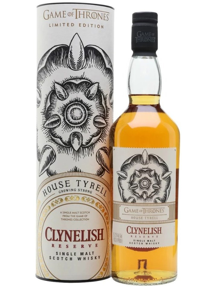 CLYNELISH RESERVE GAME OF THRONES HOUSE TYRELL