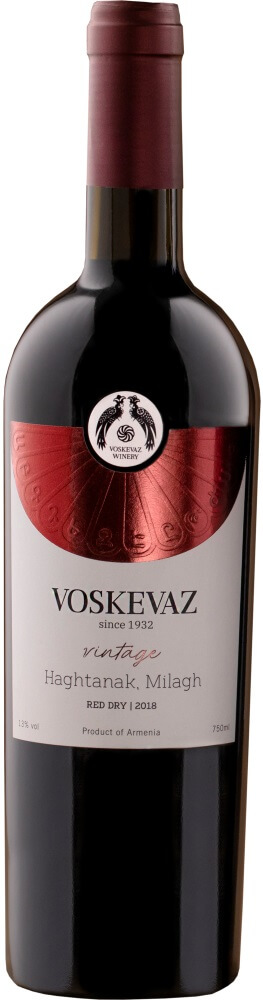 VOSKEVAZ VINTAGE HAGHTANAK MILAGH 2018 фото - 1