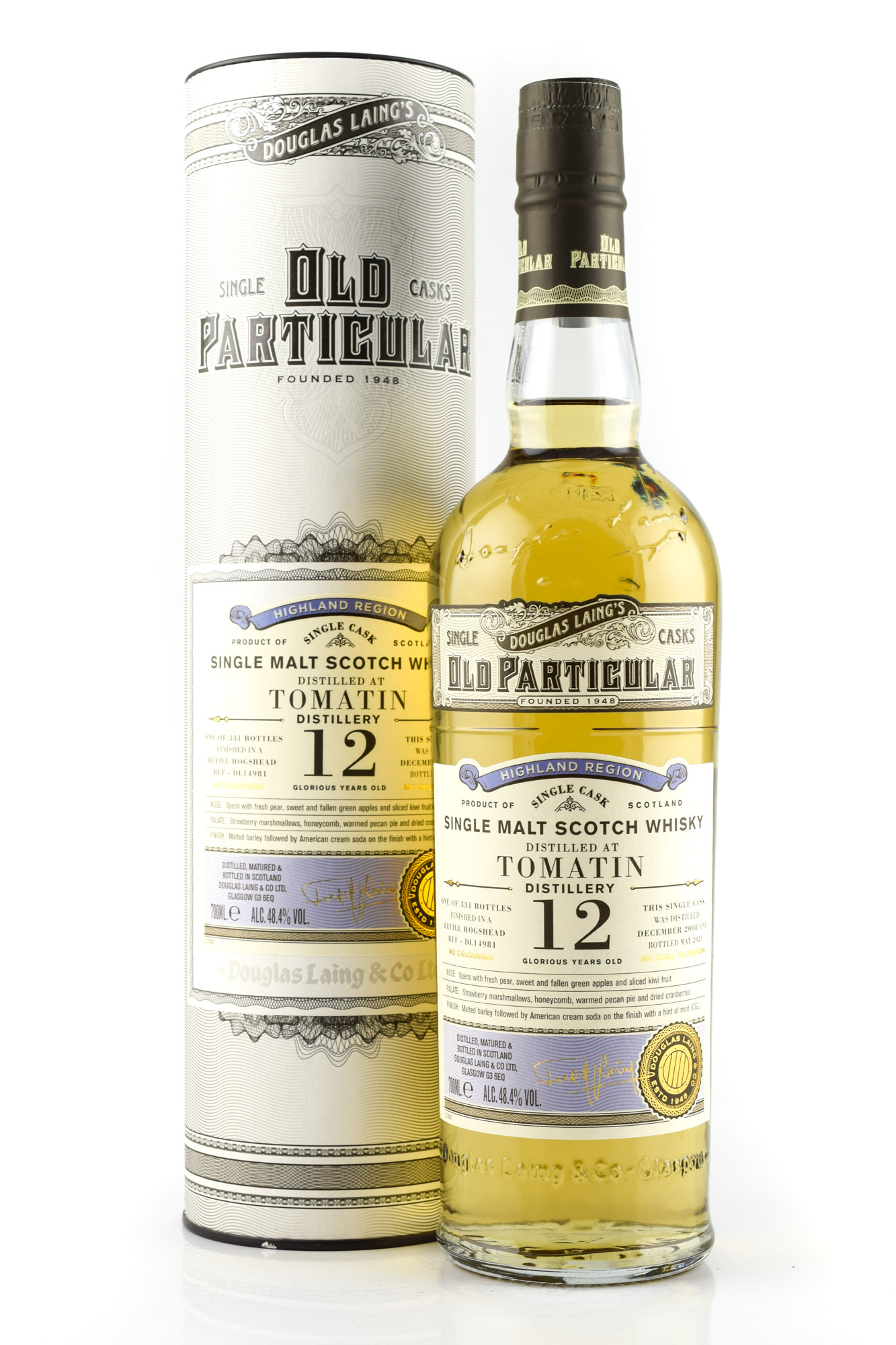 OLD PARTICULAR TOMATIN 12 YEARS