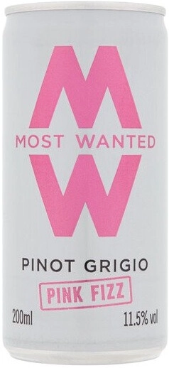 MOST WANTED PINOT GRIGIO PINK FIZZ  IN CAN - 1