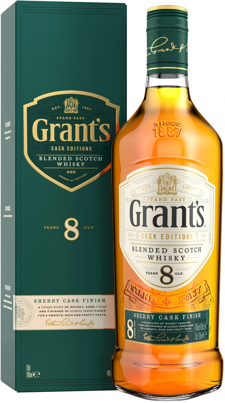 GRANT'S 8 YEARS SHERRY CASK FINISH
