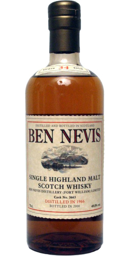 BEN NEVIS 34 YEARS