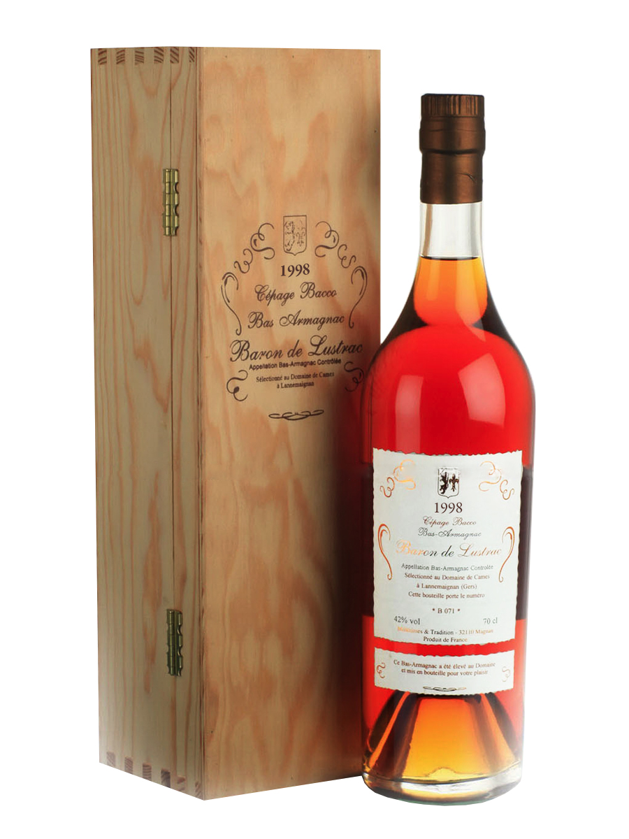 BARON DE LUSTRAC BAS-ARMAGNAC 1998 Cepage Bacco фото