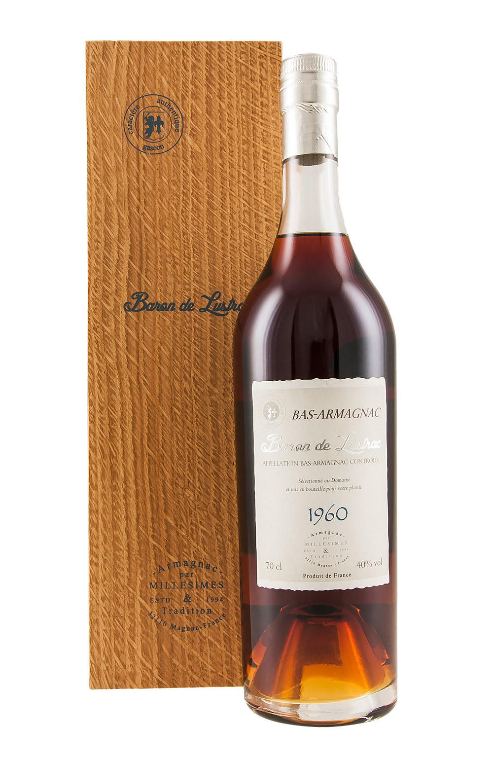 BARON DE LUSTRAC BAS-ARMAGNAC 1978 Cepage Ugni Blanc