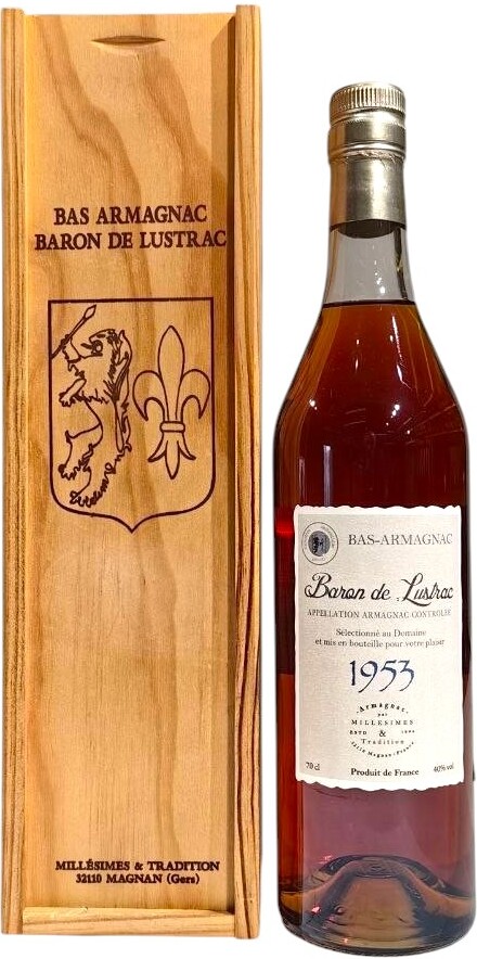 BARON DE LUSTRAC ARMAGNAC 1953 фото - 1
