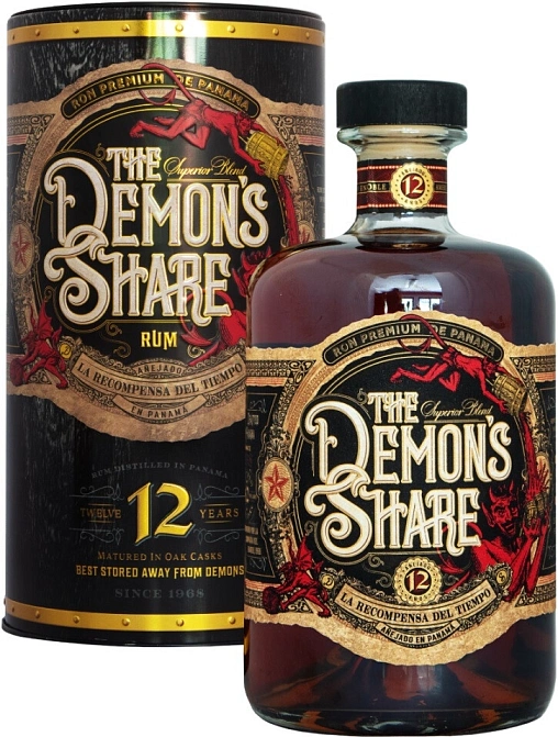 THE DEMON'S SHARE 12 YEARS RON PREMIUM - 1