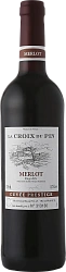 Вино красное сухое "ЛЯ КРУА ДЮ ПЭН МЕРЛО" 13% 0,75