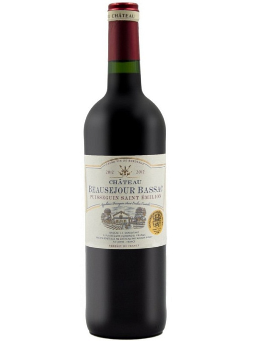 CHATEAU BEAUSEJOUR BASSAC PUISSEGUIN SAINT-EMILION 2012 - 1