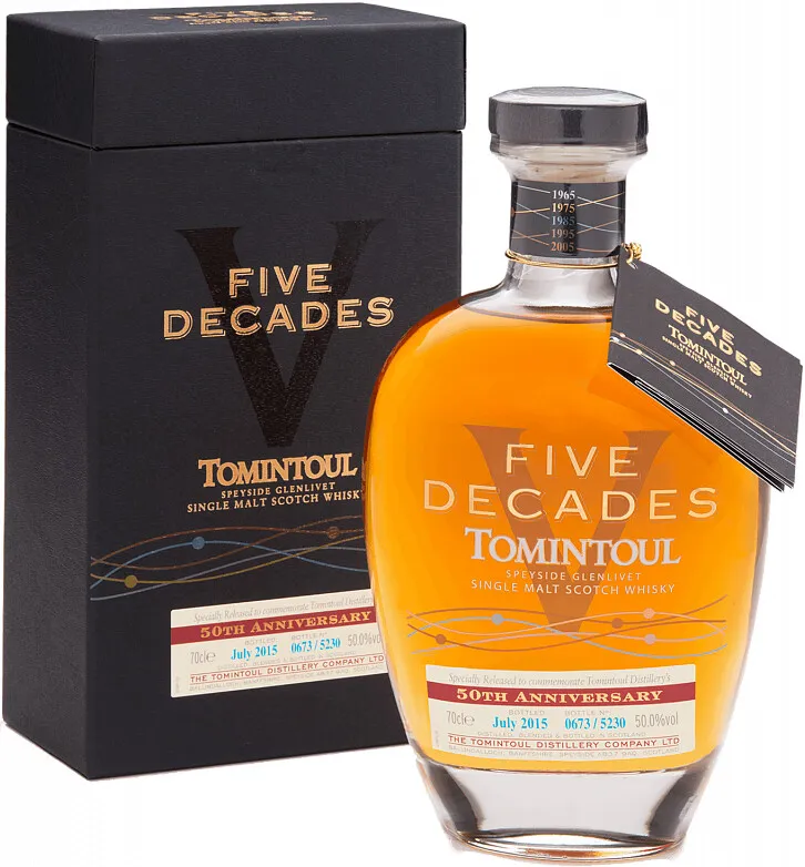 TOMINTOUL FIVE DECADES