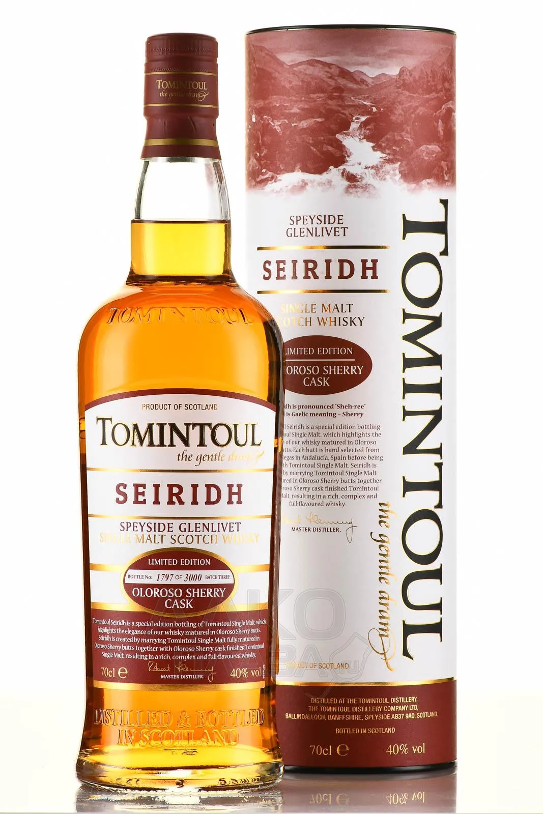 TOMINTOUL SEIRIDH OLOROSO SHERRY CASK 