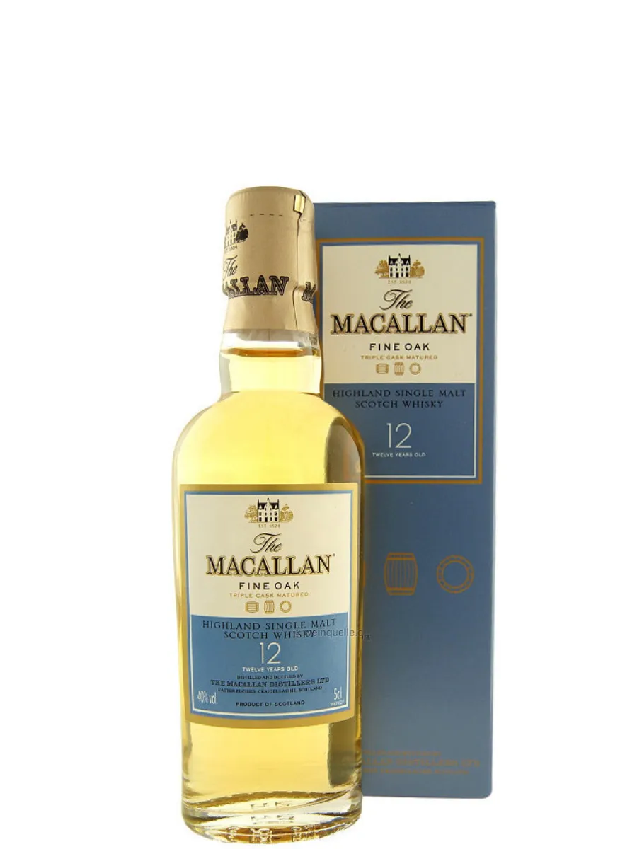 Купить виски MACALLAN 12 YEARS, 40 %, 0,05 л, , , цена на Whiskyworld.ru
