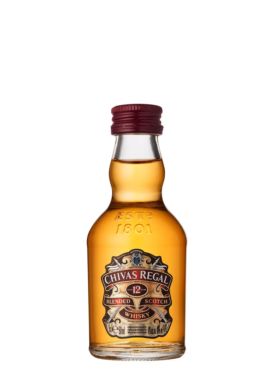 Купить виски CHIVAS REGAL 12 YEARS, 40 %, 0,05 л, , , цена на ...